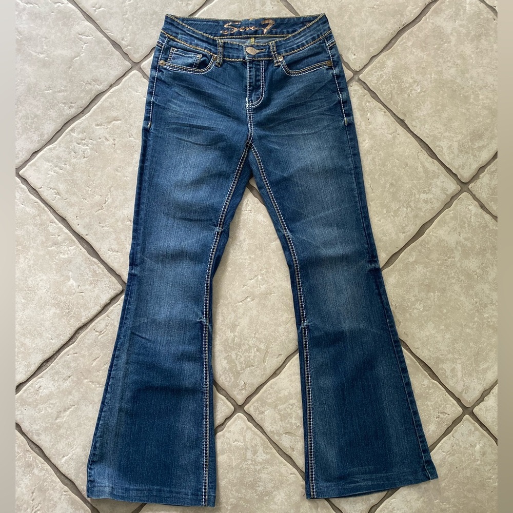 Seven Jeans High Rise Flare Size 28 Vintage